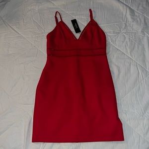 Never used, fitting dress from lulus